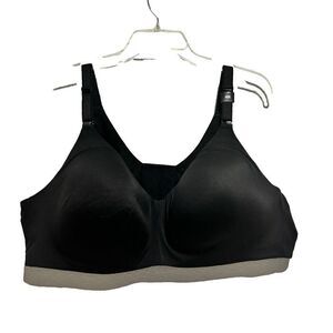 Torrid Curvy Wired Free Lightly‎ Lined Everyday Bra 48B Black 360 Smoothening